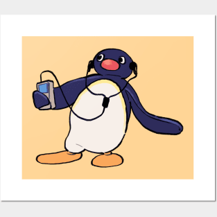 noot penguin vibin' meme / pingu Posters and Art